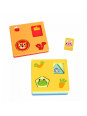TOOKY TOY Układanka Montessori Kształty i Kolory Zwierzątka 6 Planszy FSC TOOKY TOY Układanka Montessori Kształty i Kolory Zwierzątka 6 Planszy FSC