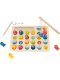 Tooky Toy Drewniana Gra Łowienie Rybek Nauka Literek 29 el. Tooky Toy Drewniana Gra Łowienie Rybek Nauka Literek 29 el.