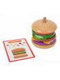 WOOPIE GREEN Drewniany Burger Restauracja Układanka dla Dzieci 15 el. Certyfikat FSC WOOPIE GREEN Drewniany Burger Restauracja Układanka dla Dzieci 15 el. Certyfikat FSC