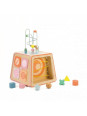 CLASSIC WORLD Drewniana Kostka Edukacyjna Sensoryczna 6w1