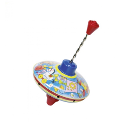 Bączek  metalowy dla dzieci goki - zabawka bączek do nakręcania dla rocznego dziecka 