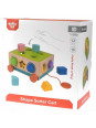 TOOKY TOY Drewniany Sorter Wózek Klocki 16 el.