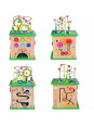TOOKY TOY Kostka Edukacyjna Sorter Labirynt Przeplatanka Zwierzątka