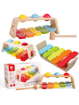 CLASSIC WORLD Przybijanka Cymbałki 2 w 1 dla dzieci