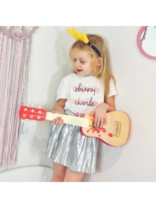 CLASSIC WORLD Drewniana Gitara dla Dzieci Akustyczna CLASSIC WORLD Drewniana Gitara dla Dzieci Akustyczna