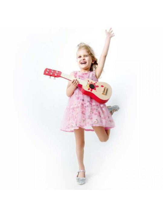 CLASSIC WORLD Drewniana Gitara dla Dzieci Akustyczna CLASSIC WORLD Drewniana Gitara dla Dzieci Akustyczna