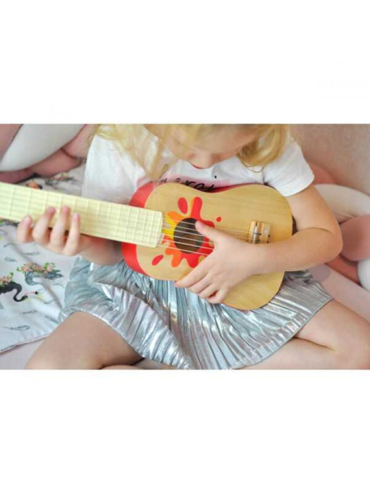 CLASSIC WORLD Drewniana Gitara dla Dzieci Akustyczna CLASSIC WORLD Drewniana Gitara dla Dzieci Akustyczna