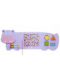 Sensoryczna tablica manipulacyjna Hipopotam drewniana Viga Toys Montessori