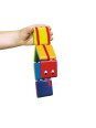 Zabawka antystresowa dla dzieci, fidget toys  wąż na sznureczku , zabawka montessori goki - drewniana zabawka edukacyjna, zaba