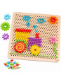 TOOKY TOY Mozaika Montessori Układanka z Pinezkami Wpinaczka 88 el. TOOKY TOY Mozaika Montessori Układanka z Pinezkami Wpinaczka 88 el.