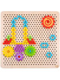 TOOKY TOY Mozaika Montessori Układanka z Pinezkami Wpinaczka 88 el. TOOKY TOY Mozaika Montessori Układanka z Pinezkami Wpinaczka 88 el.
