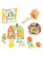 CLASSIC WORLD Drewniana Przeplatanka Klocki do Nawlekania Klucze i Drzwi MONTESSORI 11 el. CLASSIC WORLD Drewniana Przeplatanka Klocki do Nawlekania Klucze i Drzwi MONTESSORI 11 el.