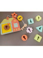 CLASSIC WORLD Drewniana Przeplatanka Klocki do Nawlekania Klucze i Drzwi MONTESSORI 11 el. CLASSIC WORLD Drewniana Przeplatanka Klocki do Nawlekania Klucze i Drzwi MONTESSORI 11 el.