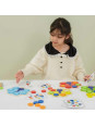 VIGA Drewniana Gra Dopasuj Kolory Pawi Ogon Montessori + Karty VIGA Drewniana Gra Dopasuj Kolory Pawi Ogon Montessori + Karty