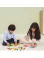 VIGA Drewniana Gra Dopasuj Kolory Pawi Ogon Montessori + Karty VIGA Drewniana Gra Dopasuj Kolory Pawi Ogon Montessori + Karty