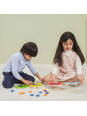 VIGA Drewniana Gra Dopasuj Kolory Pawi Ogon Montessori + Karty VIGA Drewniana Gra Dopasuj Kolory Pawi Ogon Montessori + Karty