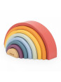 VIGA PolarB Drewniana Tęcza Układanka Klocki Kreatywne Montessori VIGA PolarB Drewniana Tęcza Układanka Klocki Kreatywne Montessori