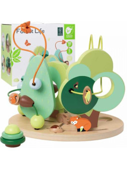 CLASSIC WORLD Edukacyjny Labirynt Przeplatanka Forest Life 18m+ FSC