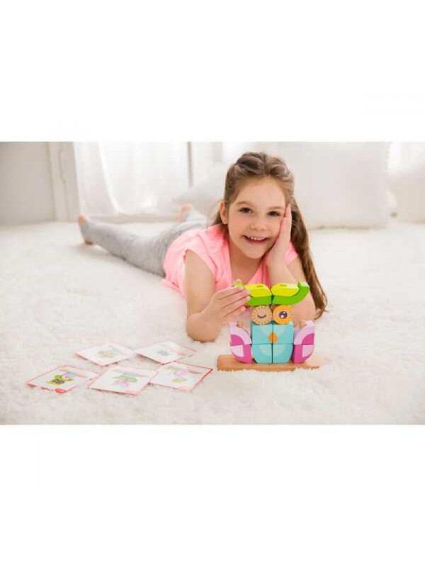 Kreatywne Drewniane Klocki Przestrzenne 3d Classic World Sowa