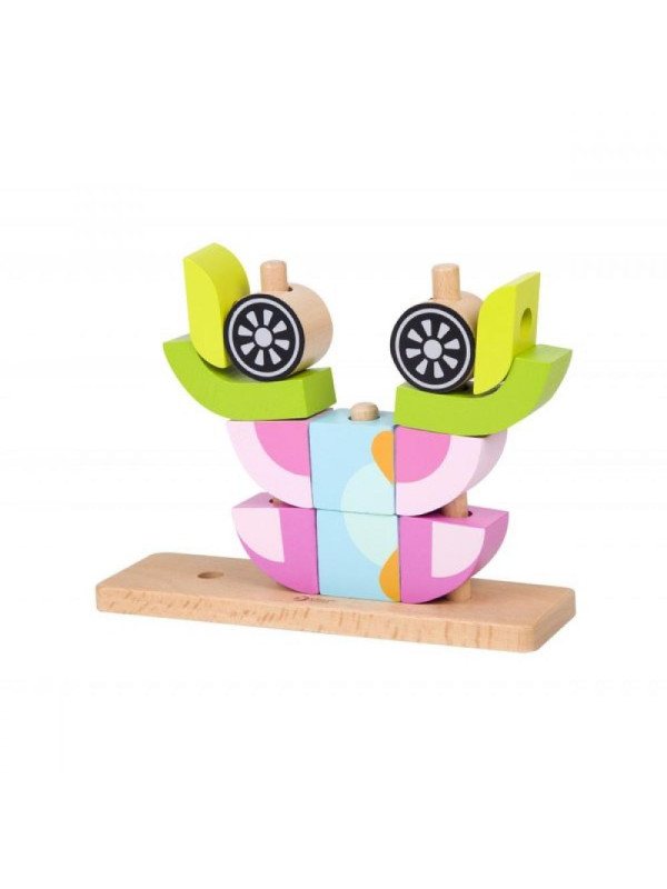 Kreatywne Drewniane Klocki Przestrzenne 3d Classic World Sowa