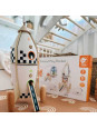 CLASSIC WORLD Drewniana Rakieta Domek dla Dzieci + Figurki Akc. CLASSIC WORLD Drewniana Rakieta Domek dla Dzieci + Figurki Akc.