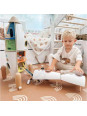 CLASSIC WORLD Drewniana Rakieta Domek dla Dzieci + Figurki Akc. CLASSIC WORLD Drewniana Rakieta Domek dla Dzieci + Figurki Akc.