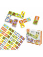 Drewniana gra Domino Farma Viga Toys 28 elementów Montessori Drewniana gra Domino Farma Viga Toys 28 elementów Montessori