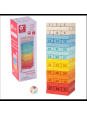 CLASSIC WORLD Drewniana Gra Zręcznościowa Wieża Kostki Domino Zestaw Deluxe CLASSIC WORLD Drewniana Gra Zręcznościowa Wieża Kostki Domino Zestaw Deluxe