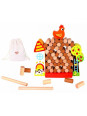 TOOKY TOY Gra Jenga Spadająca Kura Drewniana Farma TOOKY TOY Gra Jenga Spadająca Kura Drewniana Farma