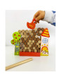 TOOKY TOY Gra Jenga Spadająca Kura Drewniana Farma TOOKY TOY Gra Jenga Spadająca Kura Drewniana Farma