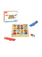 TOOKY TOY Gra dla Dzieci Drewniany Stół Latające Rybki 19 el. TOOKY TOY Gra dla Dzieci Drewniany Stół Latające Rybki 19 el.