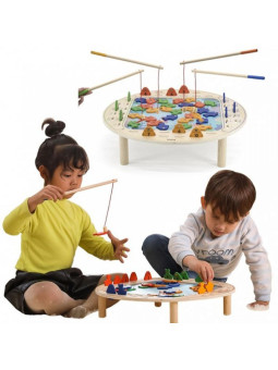 VIGA Drewniana Gra Łowienie Rybek FSC