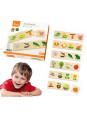 Drewniane Puzzle Rosnące zwierzątka i rośliny Viga Toys
