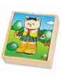 Viga Drewniana Układanka Logiczna Puzzle Ubierz Misia Dziewczynkę Viga Drewniana Układanka Logiczna Puzzle Ubierz Misia Dziewczynkę