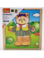 Viga Drewniana Układanka Logiczna Puzzle Ubierz Misia Dziewczynkę Viga Drewniana Układanka Logiczna Puzzle Ubierz Misia Dziewczynkę