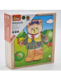 Viga Drewniana Układanka Logiczna Puzzle Ubierz Misia Dziewczynkę Viga Drewniana Układanka Logiczna Puzzle Ubierz Misia Dziewczynkę