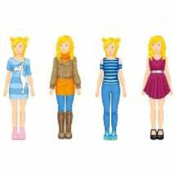 Lalka przebieranka dla dzieci goki - zabawka lalka, zabawa lalkami dla 4 latka