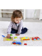 TOOKY TOY Puzzle Układanka Montessori Grube Klocki Statek 6 el.
