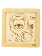 VIGA Poręczne Drewniane Puzzle Lew VIGA Poręczne Drewniane Puzzle Lew