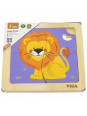 VIGA Poręczne Drewniane Puzzle Lew VIGA Poręczne Drewniane Puzzle Lew