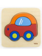VIGA Pierwsze drewniane Puzzle maluszka Samochód VIGA Pierwsze drewniane Puzzle maluszka Samochód