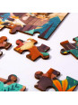 TOOKY TOY Puzzle z Woreczkiem Alpejskie Zwierzęta i Krajobraz 49 el.