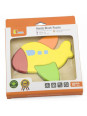 VIGA Pierwsze drewniane Puzzle maluszka Samolot