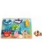 TOOKY TOY Drewniane Puzzle Montessori Świat Morza Rybki Żółwik Kształty