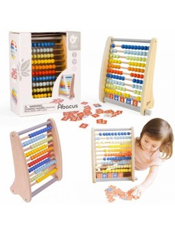 CLASSIC WORLD Drewniane Liczydło + Działania Matematyczne 46 el.