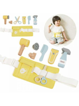 CLASSIC WORLD Zestaw Małego Fryzjera Pas z Akcesoriami  8 el.