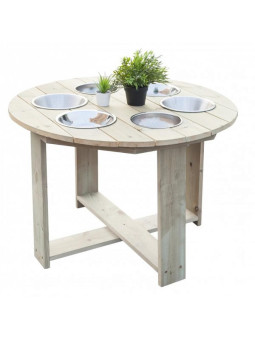 CLASSIC WORLD EDU Stół Edukacyjny Ogrodowy 6 Funkcji Zabawa Piaskiem Płynem Kamieniami