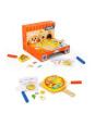 TOOKY TOY Drewniany Zestaw do Pizzy Wzory 39 el. Certyfikat FSC
