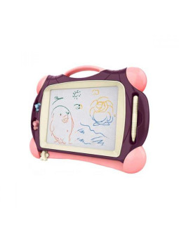 WOOPIE Znikopis Tablica Magnetyczna Kolorowa + 2 Stempelki Fioletowy