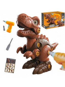 WOOPIE Dinozaur do Skręcania Zestaw Konstrukcyjny + Wiertarka 31 el.